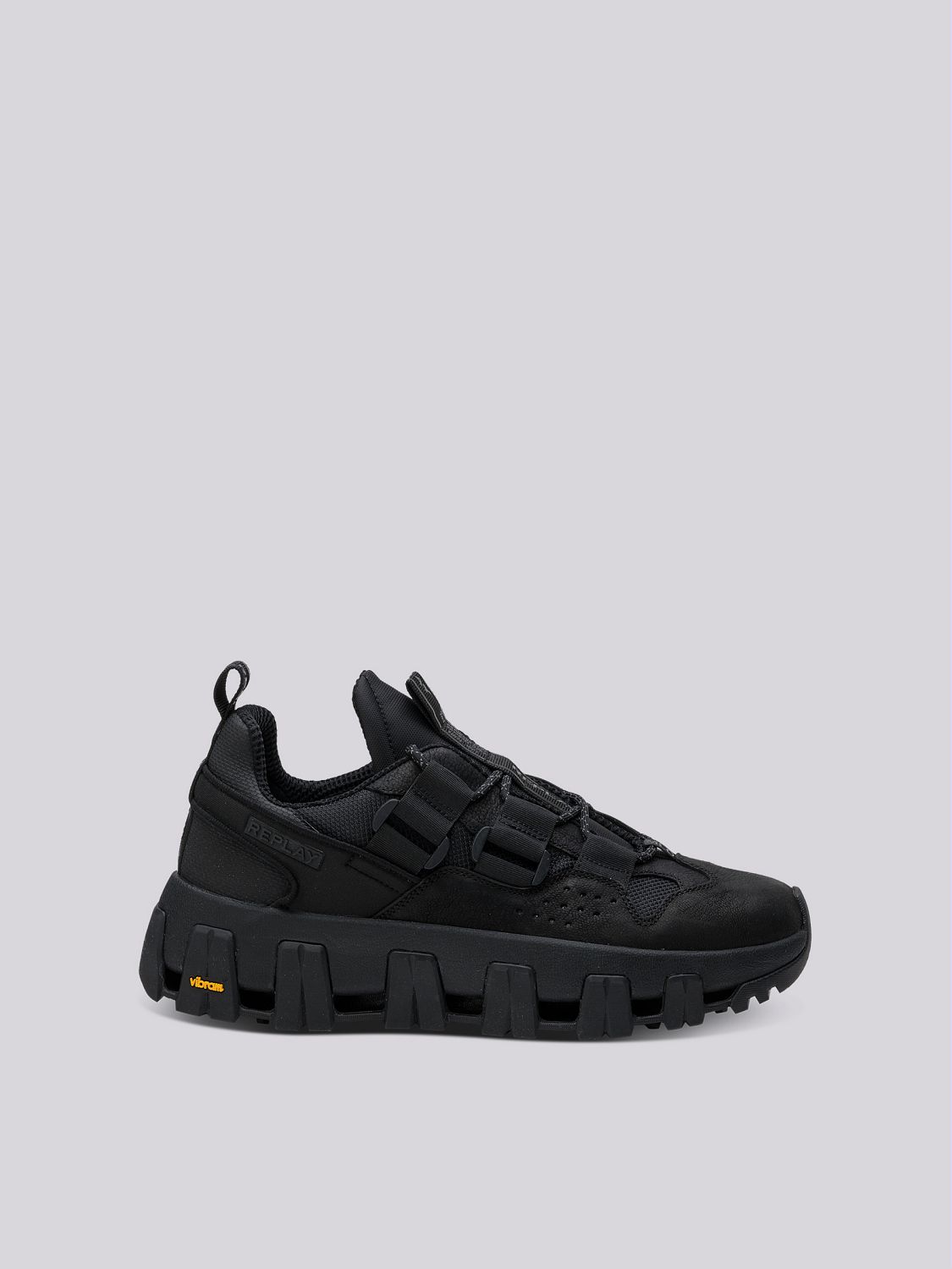 REPLAY SHEL M MOON LEATHER SNEAKERS