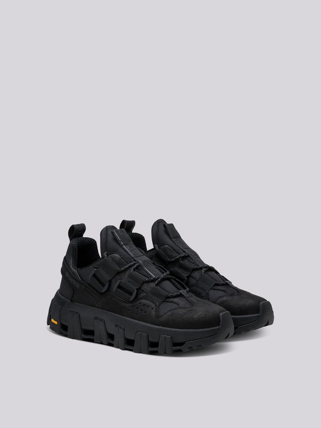 REPLAY SHEL M MOON LEATHER SNEAKERS
