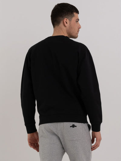 REPLAY CREWNECK SWEATSHIRT WITH ARCHIVE LOGO