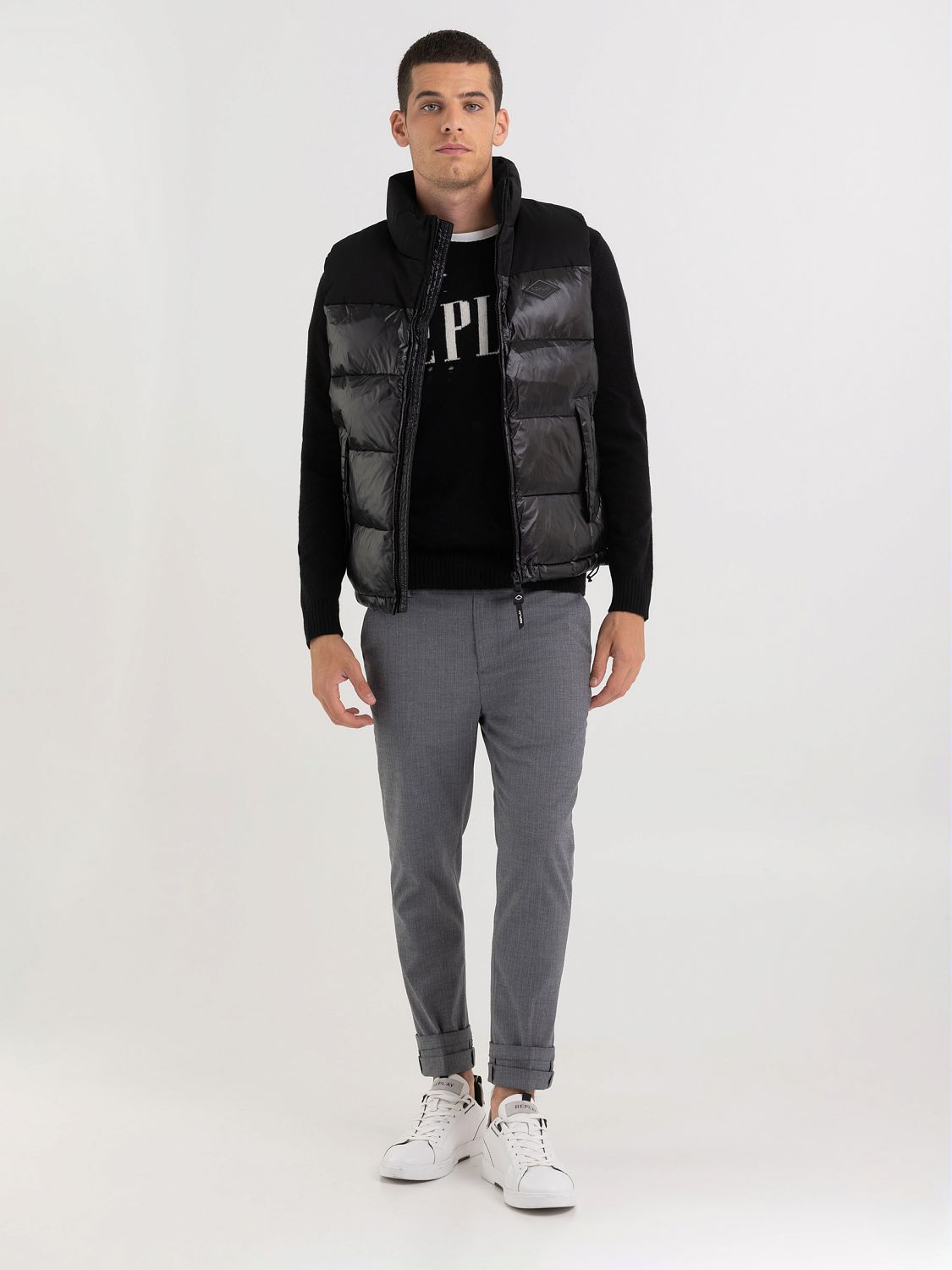 REPLAY COMFORT FIT QUILTED VEST