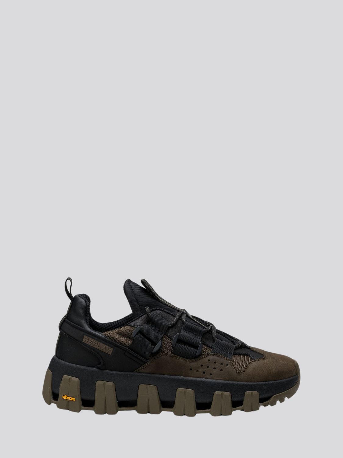REPLAY SHEL M MOON LEATHER SNEAKERS