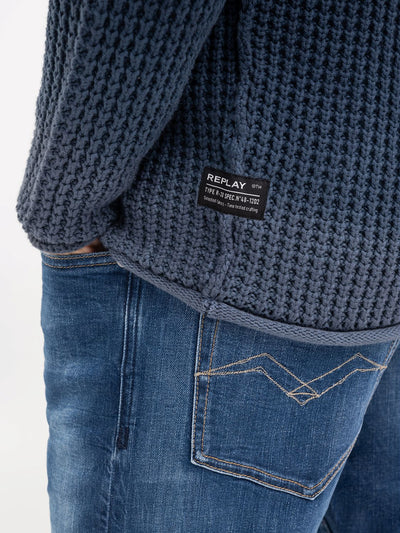 REPLAY GRADIENT CREWNECK SWEATER